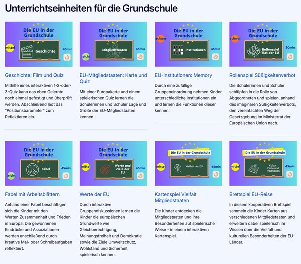 Bild vergr&ouml;&szlig;ern: Unterricht EU